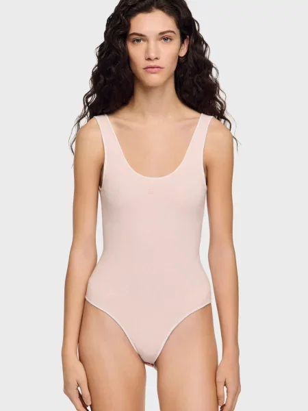 Боді Sandro рожеве