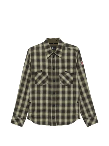 Πουκάμισο Moncler Grenoble πράσινο