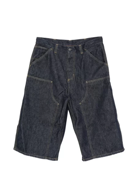 Lung pantaloni scurți din denim Carhartt Wip albastru