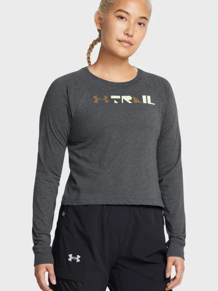 Лонгслів Under Armour для бігу сірий