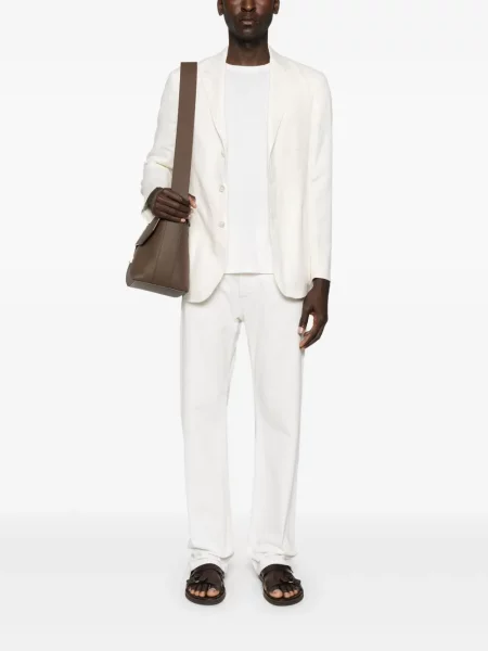 Vienakrūtis švarkas Ralph Lauren Purple Label violetinė