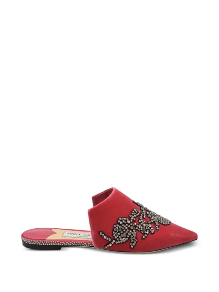 Papuci tip mules Jimmy Choo roșu