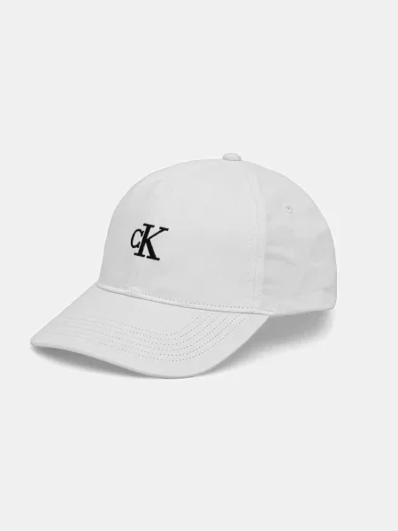 Calvin Klein kšiltovka bílá