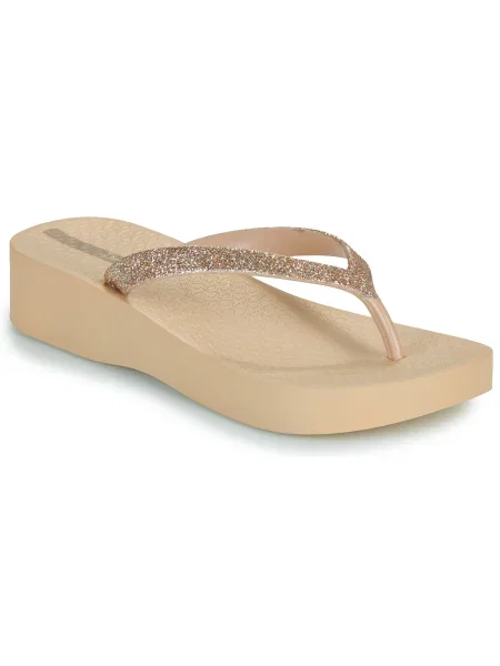 Ipanema dámske žabky Mesh Chic Plat beige/glitter beige béžová