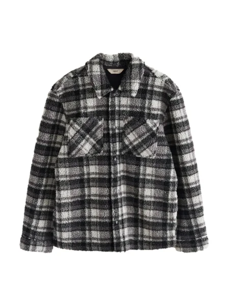 Next Fleecová mikina černá bílá