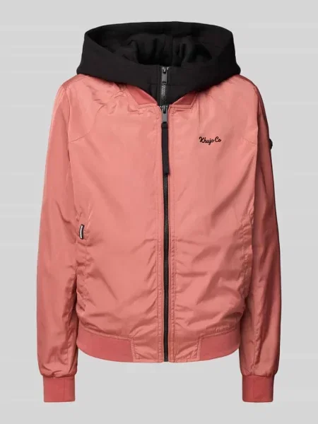 Bomberka z nadrukiem z logo model ‘SEEAM’ Khujo