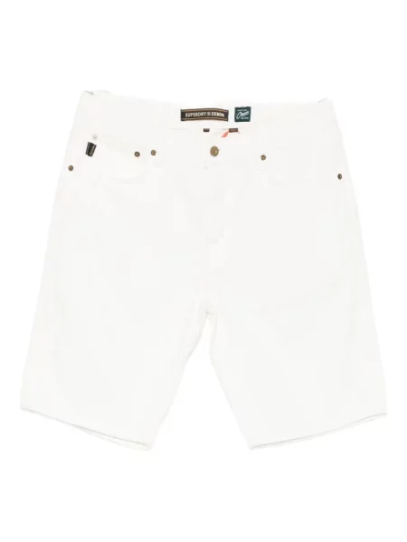 Džinsiniai šortai Superdry balta