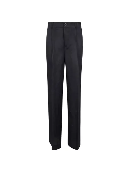 Pantaloni Lauren Ralph Lauren plisate albastru