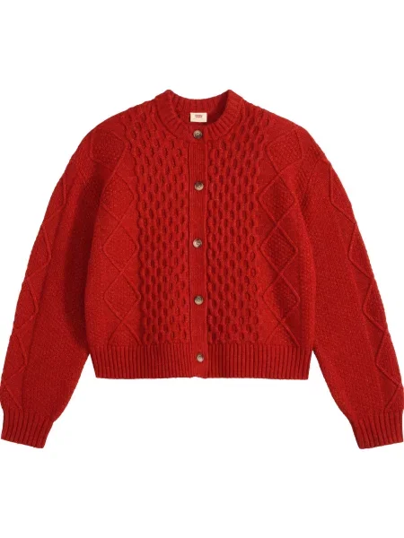 LEVI'S ® Geacă tricotată CHARLOTTE intens roșu