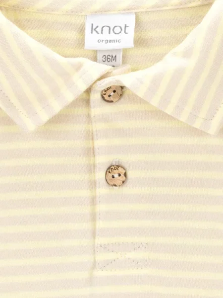 Koszulka polo dziecięca Knot żółta