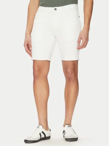 Blend Džínové šortky bílá