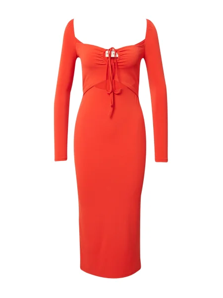 A LOT LESS Rochie Eliza deschis roșu