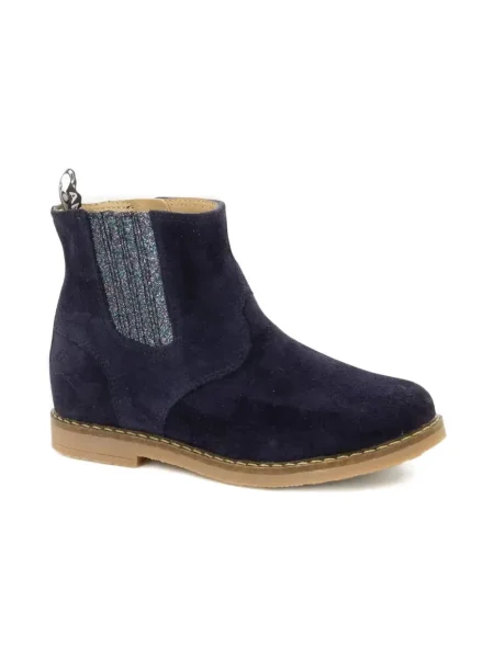Buty do kostki dziecięce Pom D'api niebieskie