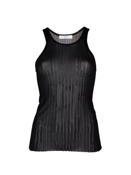 Top Co fără mâneci negru