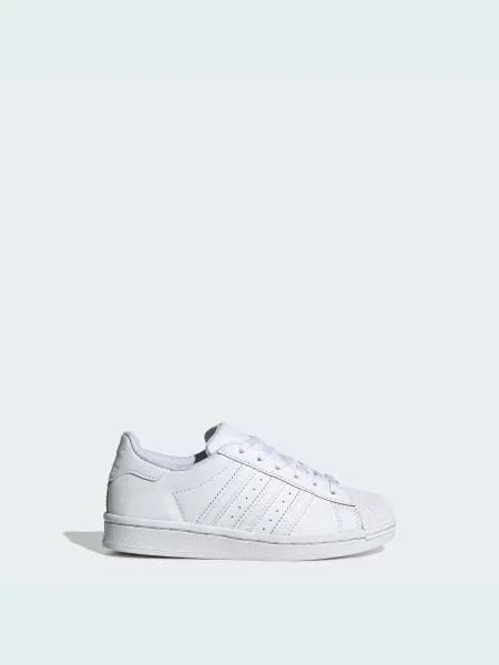 Шкіряні Дитячі Кеди низькі adidas Superstar білий