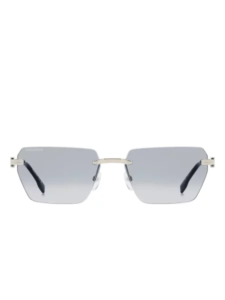 Ochelari de soare Dsquared2 Eyewear cu imprimeu geometric argintiu