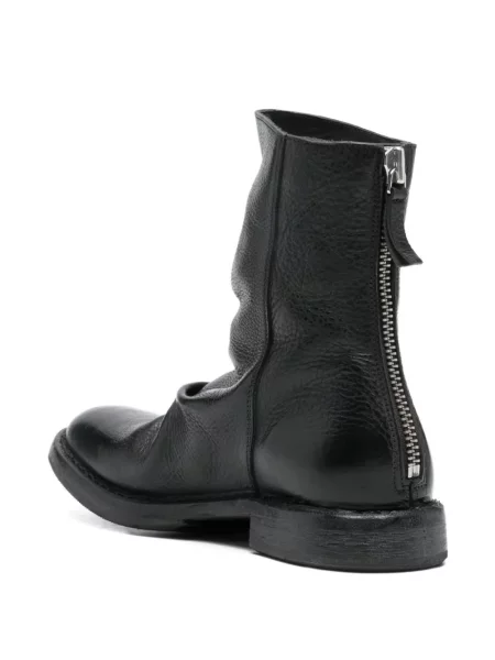 Cizme scurte Moma din piele negru