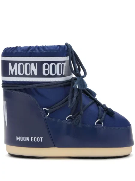 Боти Moon Boot с принт синьо