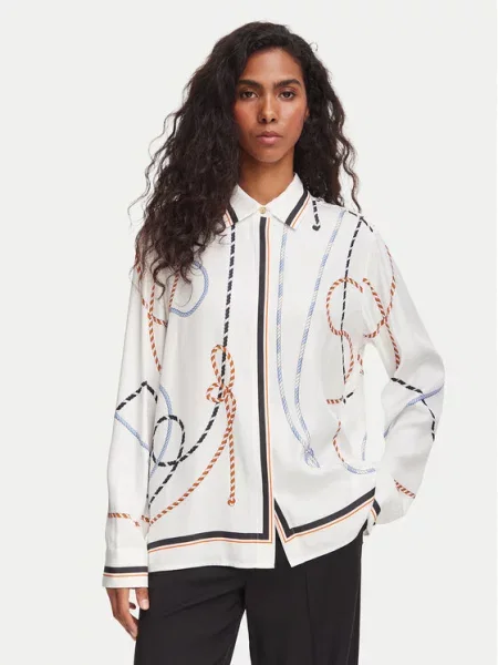 Tommy Hilfiger košulja za žene s viskozom bijela