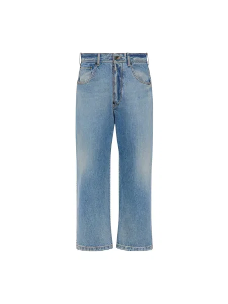 Krótkie jeansy Maison Margiela niebieskie