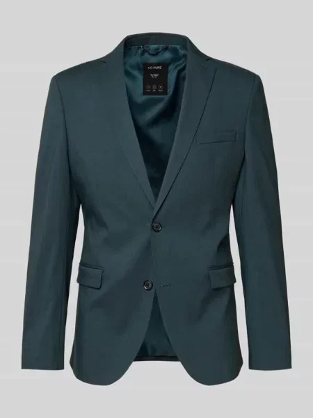 Marynarka garniturowa o kroju slim fit z dodatkiem S.oliver Black Label