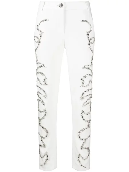 Pantaloni Philipp Plein alb