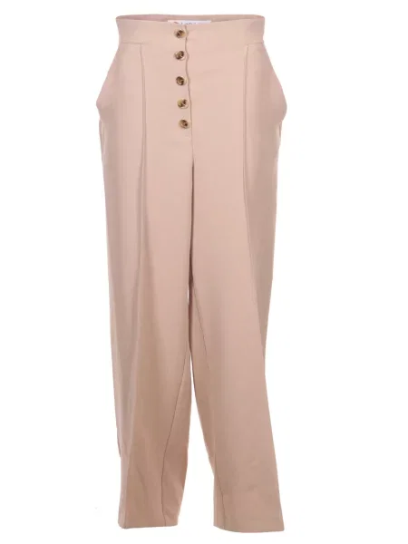 Штани повсякденні LadyLike бавовна/поліестер бежевий