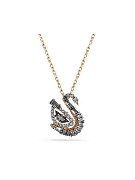 Swarovski naszyjnik z zawieszką pozłacany z cyrkonią żółty