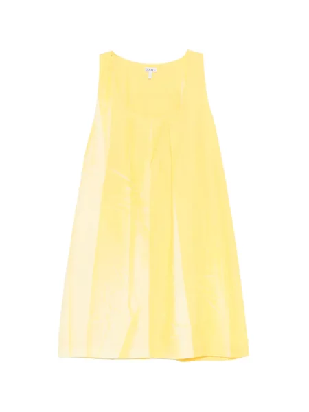 Rochie Loewe fără mâneci galben
