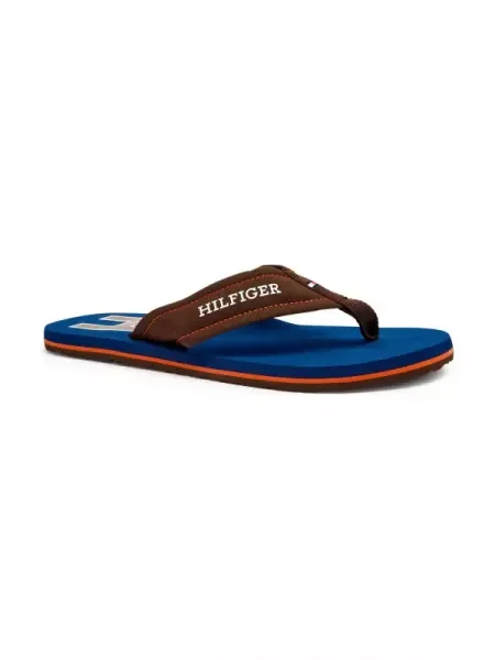 Șlapi Tommy Hilfiger maro