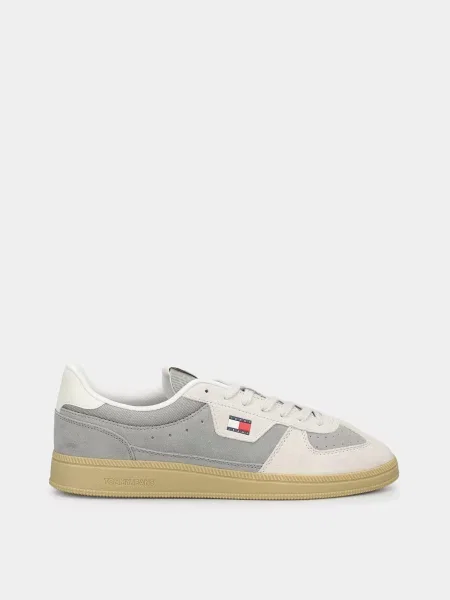 Замшевые кеды Tommy Hilfiger серые