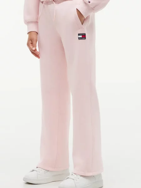Tommy Hilfiger pantaloni de trening pentru copii din roz