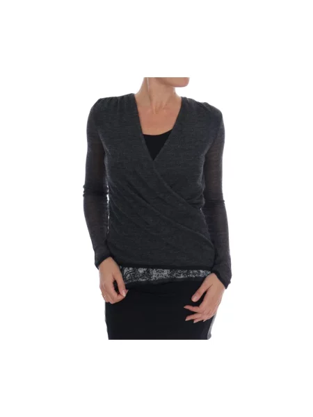 Sweter Ermanno Scervino wełniany szary