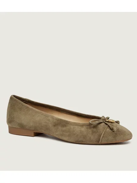 Michael Kors Balerini Piper | piele întoarsă verde