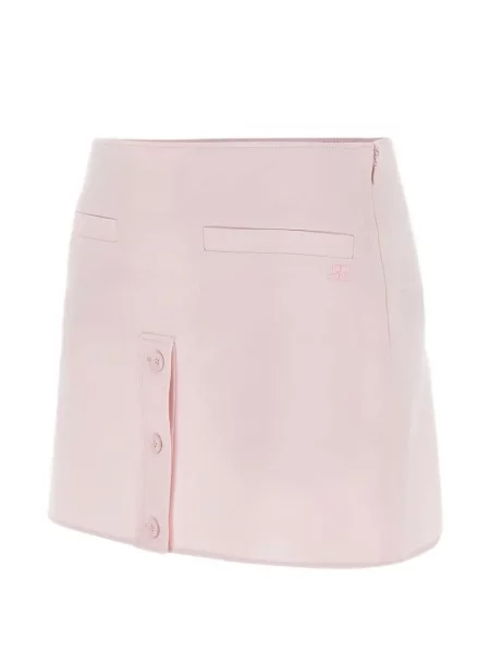 Fusta mini Courreges roz
