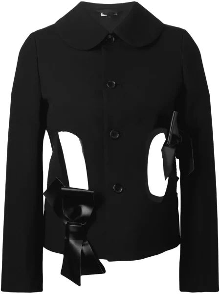 Geacă Comme Des Garçons cu funde negru