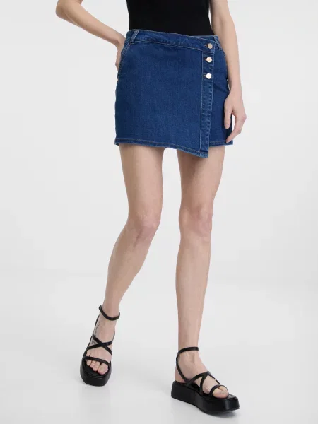 Pantaloni scurți din denim Orsay albastru