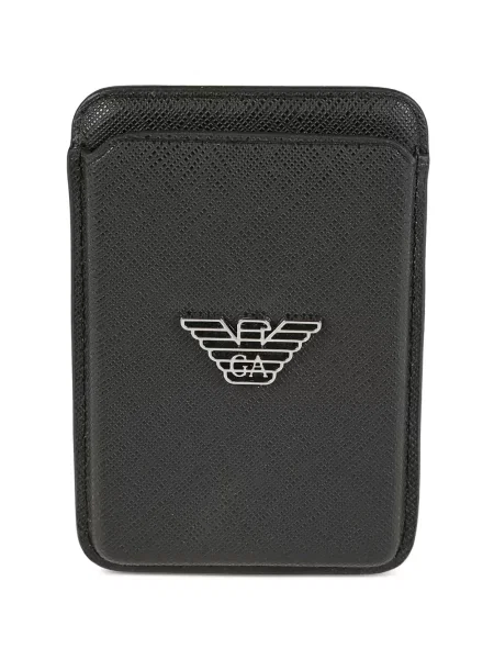 Portofel Emporio Armani cu autograf negru