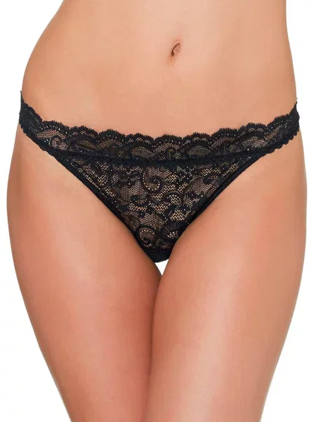 Эротические трусики с доступом чорні