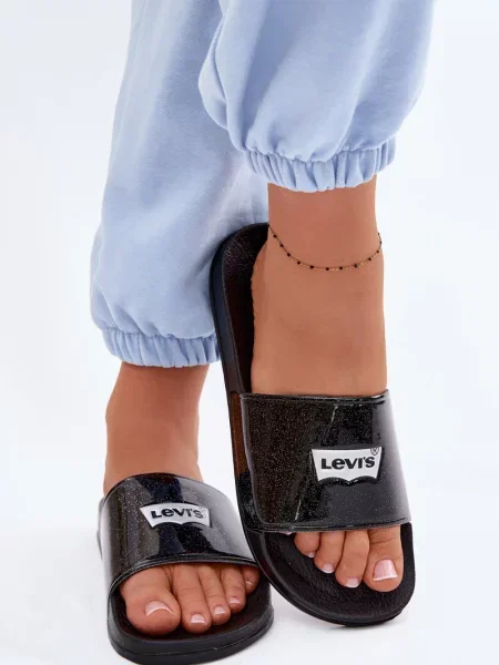Gyerek papucs Levi's® fekete