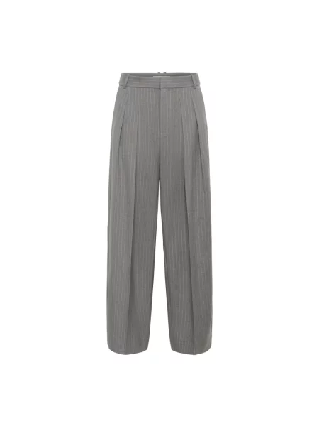 Szerokie spodnie Inwear szare