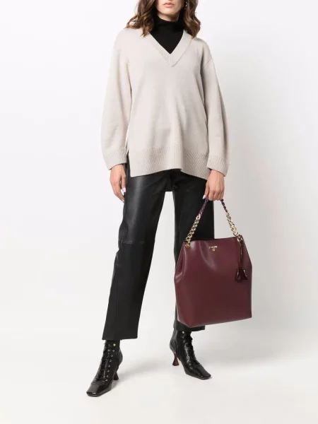 Kašmyro megztinis Emporio Armani v formos iškirpte