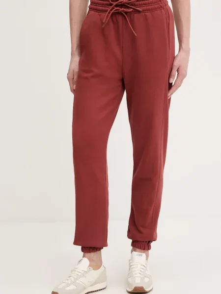 Adidas by Stella McCartney pantaloni de trening din portocaliu