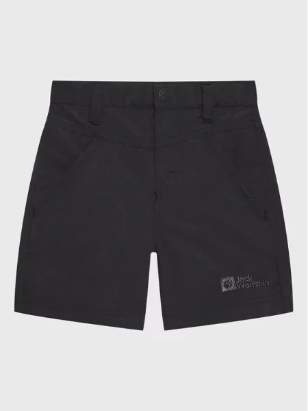 Pantaloni scurți copii Jack Wolfskin negru