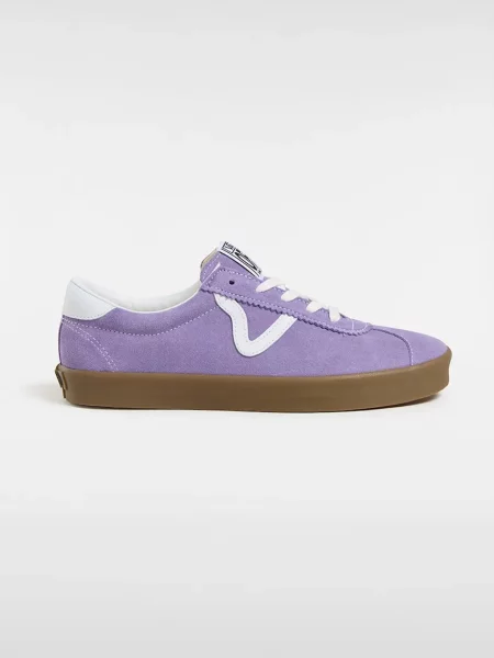 Велурени кецове Vans Sport Low лилаво виолетово