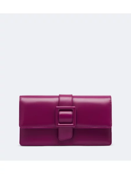 Geantă plic Manolo Blahnik din piele violet