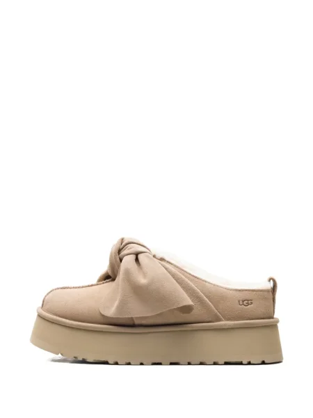 Chiloți Ugg cu funde cu platformă slip-on