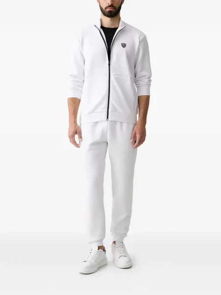 Melegítő szett Ea7 Emporio Armani autogrammal fehér