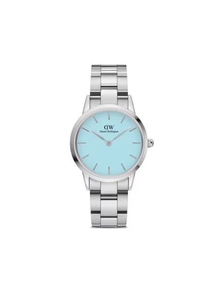 Pantaloni Daniel Wellington albastru