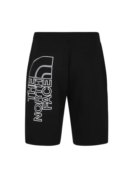 Krótkie lekkie szorty The North Face z nadrukiem czarne